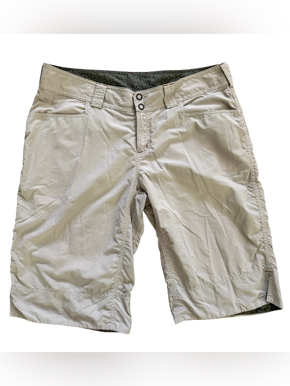 Outdoor Research Hiking Shorts Size 34 Khaki Nylon Outdoor Travel